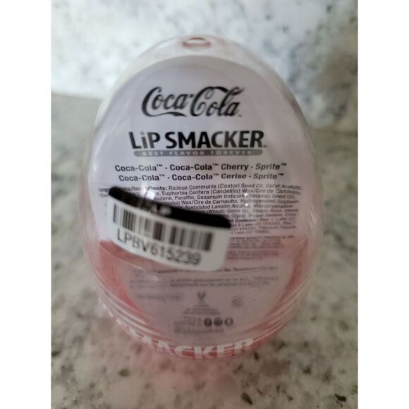 3 Lip Smackers Coca Cola Lip Balm Egg - Classic Vanilla Cherry NEW SEALED - Picture 4 of 5